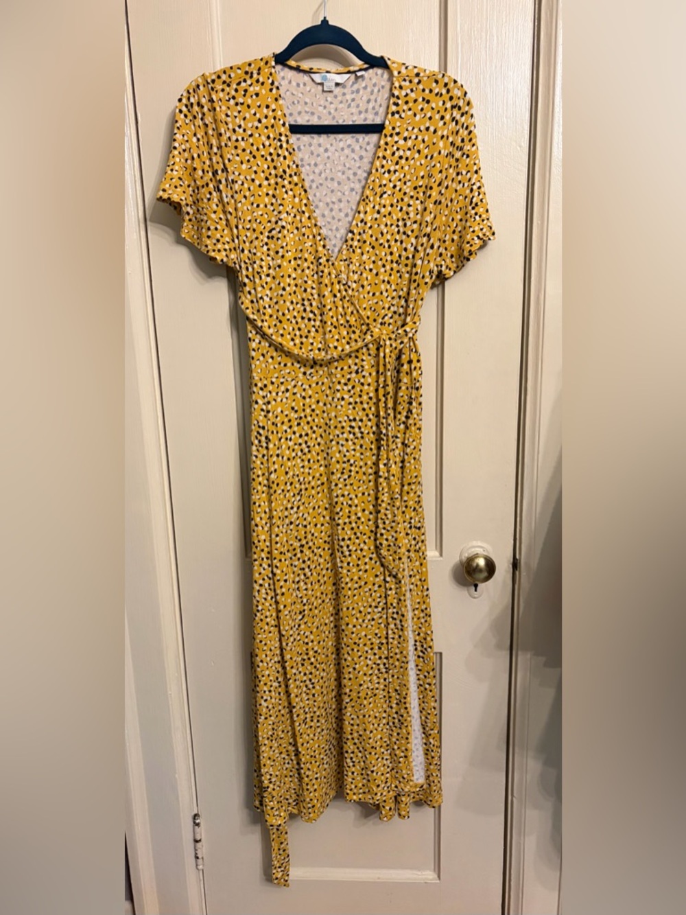 Boden Cassia Jersey Wrap Midi Dress